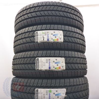 215 75 16C 4x CONTINENTAL 215/75 R16C 116/114R VanContact Winter Winterreifen 2024 VOLL WIE NEU 