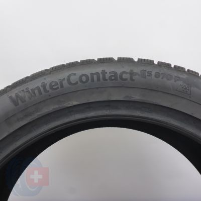 6. 255 45 20 4x CONTINENTAL 255/45 R20 101T WinterContact TS 870 P Winterreifen 2024 VOLL WIE NEU 