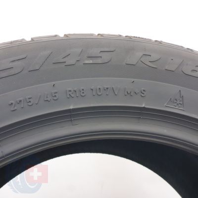 7. 275 45 18 2x PIRELLI 275/45 R18 107V XL Winter Sottozero 3 MGT Winterreifen 2021 Ungebraucht  