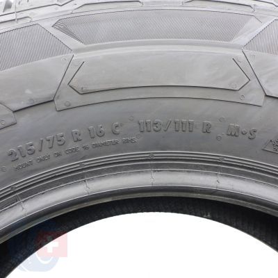 6. 215 75 16C 4x CONTINENTAL 215/75 R16C 113/111R VanContact Winter Winterreifen 2024 8,5-9,5mm