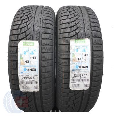 3. 205 55 17 4x NOKIAN 205/55 R17 91H WR A4 Run Flat Winterreifen 2018 VOLL WIE NEU
