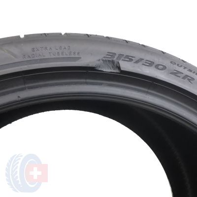 6. 2 x PIRELLI 315/30 ZR22 107Y XL PZero Corsa Sommerreifen 2021 5,2-5,9mm