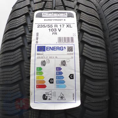 3. 235 55 17 4x GISLAVED 235/55 R17 103V XL EuroFrost 6 Winterreifen 2023 VOLL 