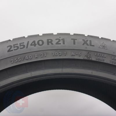 7.  255 40 R21 4x CONTINENTAL 255/40 R21 102T XL WinterContact TS 870 P Winterreifen 2023/24/25 7,5-8,2mm