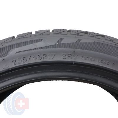 6. 205 45 17 4x MOMO 205/45 R17 88V XL North Pole W-2 Winterreifen 2020 8mm Wie Neu