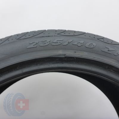 5. 235 40 19 1x PIRELLI 235/40 R19 96Y XL PZero Nero Sommerreifen 2014 7mm