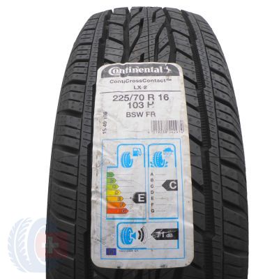 225 70 16 1x CONTINENTAL 225/70 R16 103H ContiCrossContact LX2 Sommerreifen 2020 VOLL Wie Neu