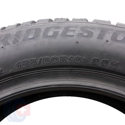 6. 185 60 16 4 x BRIDGESTONE 185/60R16 86H Blizzak LM001 Winterreifen 2018 VOLL WIE NEU