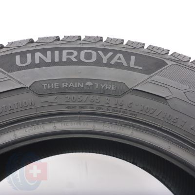 4. 205 65 16C 2x UNIROYAL 205/65 R16C 107/105T Snow Max 3 Winterreifen 2020 10mm