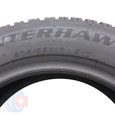 5. 205 55 16 2x FIRESTONE 205/55 R16 91T Winterhawk 4 Winterreifen 6,2-7,2mm 2023