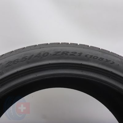 6. 265 40 21 1x PIRELLI 265/40 ZR21 105Y P Zero M01 Sommerrefien 2024 7mm