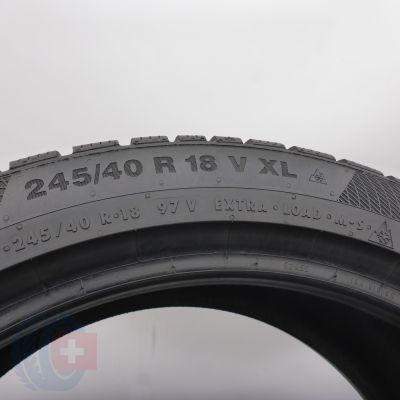 5. 245 40 18 2x CONTINENTAL 245/40 R18 97V XL WinterContact TS850P Winterreifen 2018 6,8-7mm