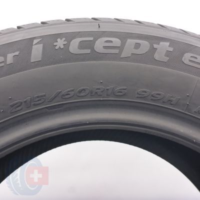 8.  215 60 16 4x HANKOOK 215/60 R16 99H XL Winter I Cept evo 2 Winterreifen 2020 8-8,2mm