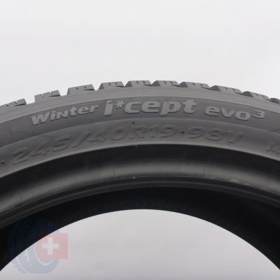5. 245 40 19 2x HANKOOK 245/40 R19 98V XL Winter I cept evo3 Winterreifen 2024 8-8,2mm  WIE NEU 