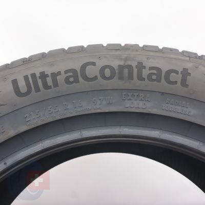 6. 215 55 16 4x CONTINENTAL 215/55 R16 99V XL UltraContact Sommerreifen 2022 VOLL