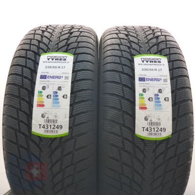 6. 235 55 17 4x NOKIAN 235/55 R17 103V XL WR Snowproof P Winterreifen 2025 VOLL WIE NEU