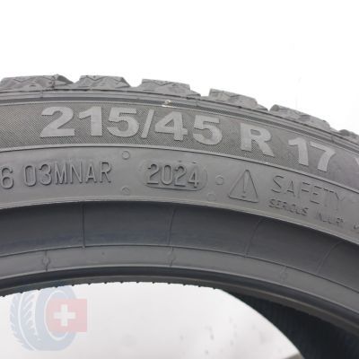 5. 215 45 17 1x SEMPERIT 215/45 R17 91V XL Speed-Grip 5 Winterreifen 2024 8,5mm WIE NEU