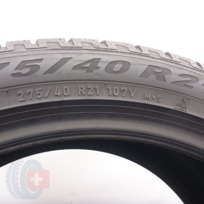 6.  275 40 21 1x PIRELLI  275/40 R21 107V Scorpion Winter N0 Winterreifen 2023 7mm
