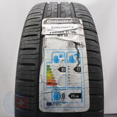 185 55 16 1x CONTINENTAL 185/55 R16 83H Eco Contact 6 Sommerreifen 2021 Ungebraucht  