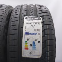 2.  245 40 17 4x CONTINENTAL 245/40 R17 95Y XL PremiumContact 6 Sommerreifen 2023 VOLL WIE NEU 
