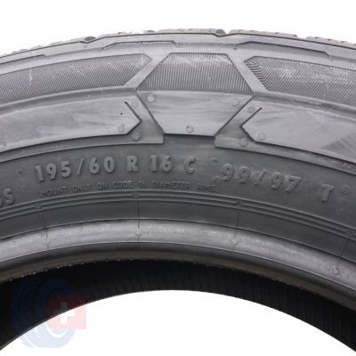 3. 4 x CONTINENTAL 195/60 R16C 99/97T VanContact Winter Winterreifen 2020 WIE NEU VOLL