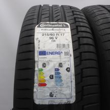 4. 215 60 17 2x CONTINENTAL 215/60 R17 96V PremiumContact6 Sommerreifen 2021 WIE NEU VOLL