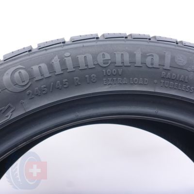 6. 245 45 18 2x CONTINENTAL 245/45 R18 100V XL ContiWinterContact TS810S BMW Winterreifen 2010, 2014 5,5-6mm