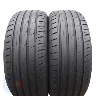 215 55 16 2x TOYO 215/55 R16 93V Proxes CF2 Sommerreifen 8mm 2019 Wie Neu