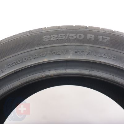 5. 225 50 17 2x CONTINENTAL 225/50 R17 98V XL ContiPremiumContact 2 SEAL Sommerreifen 2022 VOLL WIE NEU