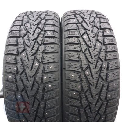 4. 195 65 15 4x NOKIAN 195/65 R15 95T XL Nordman 7 Winterreifen SPIKES 2020 WIE NEU VOLL