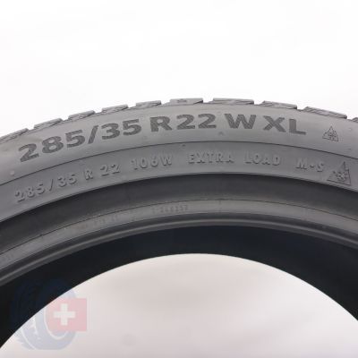 6. 285 35 22 4x CONTINENTAL 285/35 R22 106W XL WinterContact TS860S AO Winterreifen 2019 6,3-6,8mm