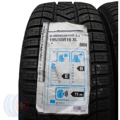 4. 195 50 16 4x PIRELLI 195/50 R16 88H XL Winter 210 SnowControl Serie 3 Winterreifen 2020 WIE NEU VOLL