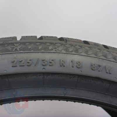 8. 225 35 18 4x CONTINENTAL 225/35 R18 87W XL WinterContact TS 870 P Winterreifen 2022 VOLL 