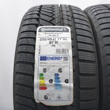 2. 235 45 17 2x CONTINENTAL 235/45 R17 97H XL WinterContact TS 850 P Winterreifen 2021 Ungebraucht   