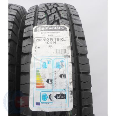 3. 205 80 16 2x CONTINENTAL 205/80 R16 104H XL CrossContact ATR M+S Sommerreifen 2021 VOLL WIE NEU 