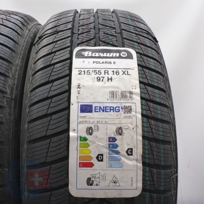 2. 215 55 16 2x BARUM 215/55 R16 97H XL Polaris 5 Winterreifen 2023 VOLL WIE NEU 