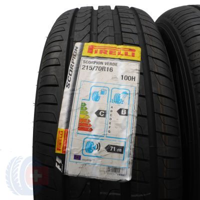 2. 215 70 16 2x PIRELLI 215/70 R16 100H Scorpion Verde Sommerreifen 2018 WIE NEU VOLL