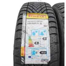 2. 185 60 15 2x PIRELLI 185/60 R15 88T XL Winter Cinturato Winterreifen 2018 VOLL Ungebraucht  