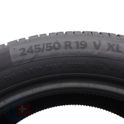 5. 2 x CONTINENTAL 245/50 R19 105V XL BMW RUNFLAT WinterContact TS860S SSR Winterreifen 2023 7,2mm