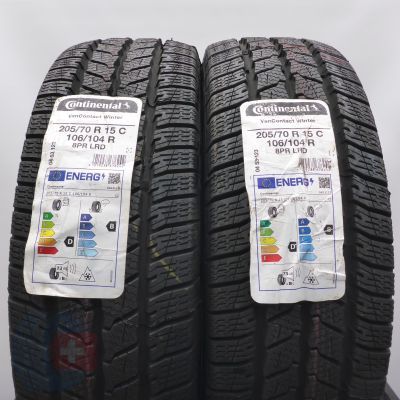 5. 205 70 15C 4x CONTINENTAL 205/70 R15C 106/104R VanContact Winter Winterreifen 2022 VOLL 5. 205 70 15C 4x CONTINENTAL 205/70 R15C 106/104R VanContact Winter Winterreifen 2022 VOLL