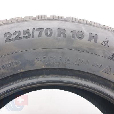 9.  225 70 16 4x CONTINENTAL 225/70 R16 103H WinterContact TS 850 P SUV Winterreifen 2022 Ungebraucht  