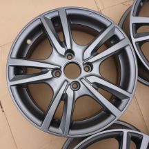 2. 4 x Alufelgen 15 TOYOTA DAIHATSU 4x100 6J ET35 MAK Haly WIE NEU Porte Move Custom