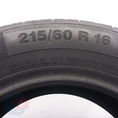 4. 215 60 16 1x CONTINENTAL 215/60 R16 99H XL ContiPremiumContact 5 Sommerreifen 2017 Ungebraucht   