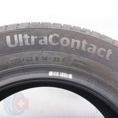 4.  175 65 14 2x CONTINENTAL 175/65 R14  82T UltraContact Sommerreifen 2024 VOLL WIE NEU 