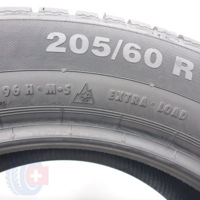 10. 205 60 16 4x CONTINENTAL 205/60 R16 96H XL ContiWinterContact TS 830 P SEAL Winterreifen  2025 9-8,2mm