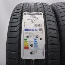 2. 225 40 19 2x CONTINENTAL 225/40 R19 93Y XL ContiSportContact 6 MOE RFT Sommerreifen 2022/23 Ungebraucht   