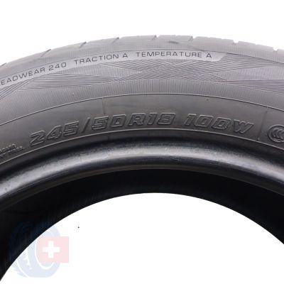 6. 245 50 18 4x YOKOHAMA 245/50 R18 100W Advan Sport V105 MO Sommerreifen 2017 6,5-7,2mm