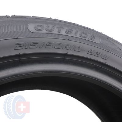 6. 4 x FALKEN 215/50 R18 92W Azenis FK453CC Sommerreifen 2021 6,8-7mm Wie Neu