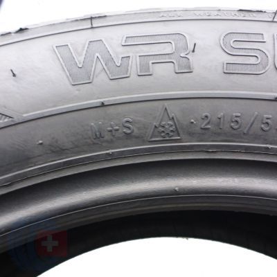 5. 215 55 18 4x NOKIAN 215/55 R18 99V XL WR SUV3 Winterreifen 2021 7,2-8mm
