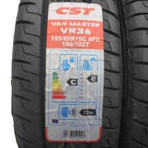 2. 4 x CST 195/65 R 16 C  104/102T VR36 Sommerreifen  2017 VOLL WIE NEU 